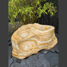 Bachlaufkaskaden Quellstein Set geschliffener Onyx 
