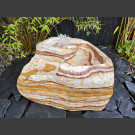 Bachlaufkaskaden Quellstein Set geschliffener Onyx 