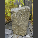 Brunnen Basalt Monolith 60cm mit Kelchbohrung