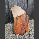 Schiefer Monolith schwarz-bunt 51cm hoch