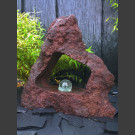 Lava Brunnen mit Durchbruch und drehender Glaskugel 10cm