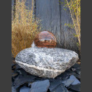 Maggia Brunnen mit drehender Granitkugel