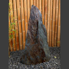 Monolith grau-brauner Schiefer 98cm hoch