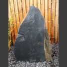Schiefer Monolith schwarz-bunt 84cm hoch