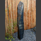 Monolith grau-schwarzer Schiefer 188cm hoch