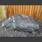 Quarz Schiefer Felsen schwarz weiß 200kg