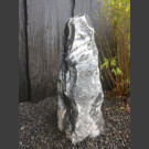 Alaska Marmor Monolith schwarz-weiß 80cm