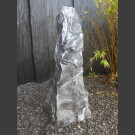 Alaska Marmor Monolith schwarz-weiß 81cm