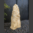 Monolith beiger Sandstein 50cm hoch