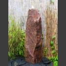 Schiefer Monolith Quellstein Komplettset rotbunt 75cm