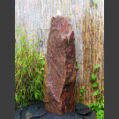 Schiefer Monolith Quellstein Komplettset rotbunt 75cm