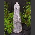 Monolith Quellstein grau-weißer Marmor 70cm