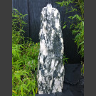 Monolith Quellstein grün-weißer Marmor 90cm