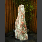 Monolith Quellstein weiß-rosa Marmor 95cm