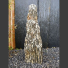 Zebra Gneis Naturstein Monolith 80cm hoch