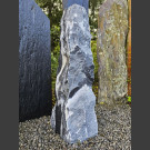 Alaska Marmor Monolith schwarz-weiß 91cm
