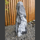 Alaska Marmor Monolith schwarz-weiß 65cm