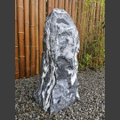 Alaska Marmor Monolith schwarz-weiß 79cm