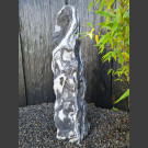 Alaska Marmor Monolith schwarz-weiß 121cm
