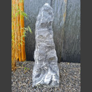 Alaska Marmor Monolith schwarz-weiß 95cm