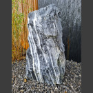 Alaska Marmor Monolith schwarz-weiß 58cm