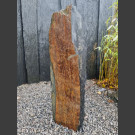 Monolith grau-brauner Schiefer 88cm hoch