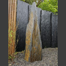 Monolith grau-brauner Schiefer 175cm hoch
