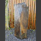 Monolith grau-brauner Schiefer 98cm hoch