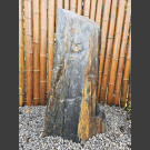 Monolith grau-brauner Schiefer 99cm hoch