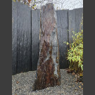 Monolith grau-brauner Schiefer 163cm hoch