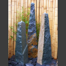 3  Quellstein Obelisken grüner Dolomit 150cm