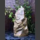 Gartenbrunnen Komplettset beiger Sandstein 70cm