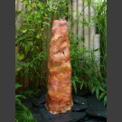 Monolith Quellstein Travertin geschliffen 80cm