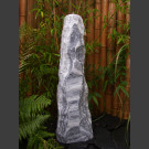 Quellstein Säule Marmor weißgrau 95cm
