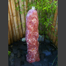 Quellstein Brunnen roter Onyx geschliffen 90cm