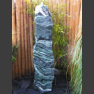 Komplettset Brunnen Monolith Atlantis Spaltfelsen grüner Quarzit 150cm