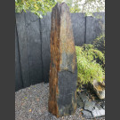 Monolith grau-schwarzer Schiefer 192cm hoch