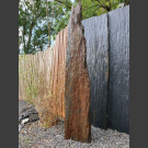 Monolith grau-schwarzer Schiefer 205cm hoch