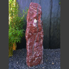 Monolith roter Marmor 129cm hoch