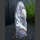 Monolith weiß-lila Marmor 94cm hoch