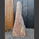 Monolith rot-bunter Schiefer 123cm hoch