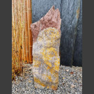 Monolith rot-bunter Schiefer 84cm hoch