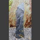 Monolith schwarzer Schiefer 66cm hoch