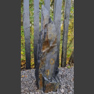 Monolith schwarzer Schiefer 85cm hoch