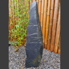 Monolith schwarzer Schiefer 100cm hoch