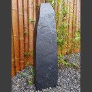 Monolith schwarzer Schiefer 90cm hoch