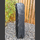 Monolith schwarzer Schiefer 60cm hoch