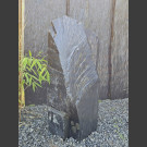 Monolith schwarzer Schiefer 88cm