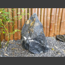 Quarz Schiefer Felsen schwarz weiß 116kg