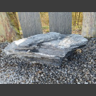 Quarz Schiefer Felsen schwarz weiß 122kg
